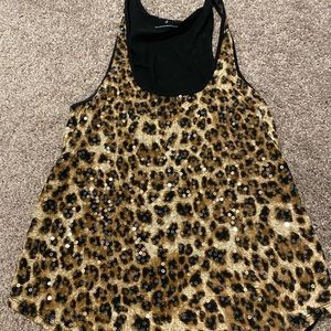 Cheetah tank top
